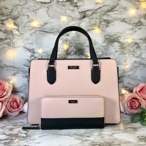 NWT Kate Spade Reese Neda Laurel Purse Wallet SET
